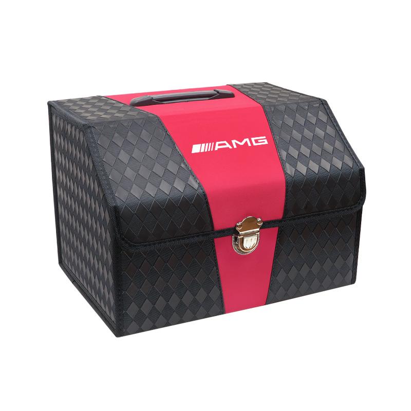 GLC GLB Kožená úložná krabice do kufru auta Taška na ukládání a organizaci Pro Mercedes Benz AMG GLE GLS CLS GLC CLA GLA GLK ML C197 R231 W167 W