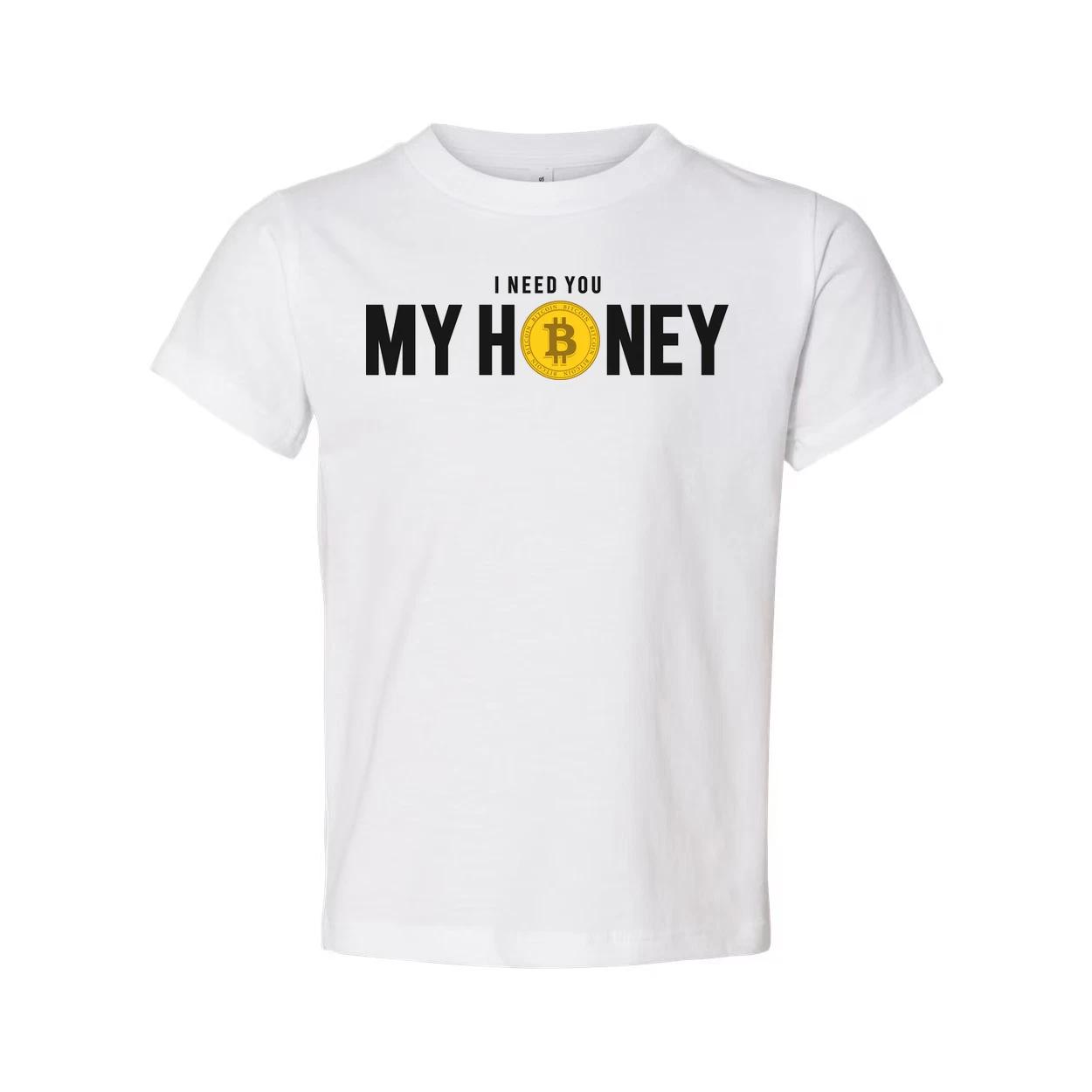 Crypto My Honey Unisex T Shirt With Bitcoin Logo M