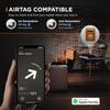 SERMAN BRANDS Portafoglio con Fermasoldi - Portafoglio da Uomo Sottile per Tasca Anteriore Porta Carte con Blocco RFID Bifold Mini Minimalista, 4,3 x 3,1 x 0,6 pollici