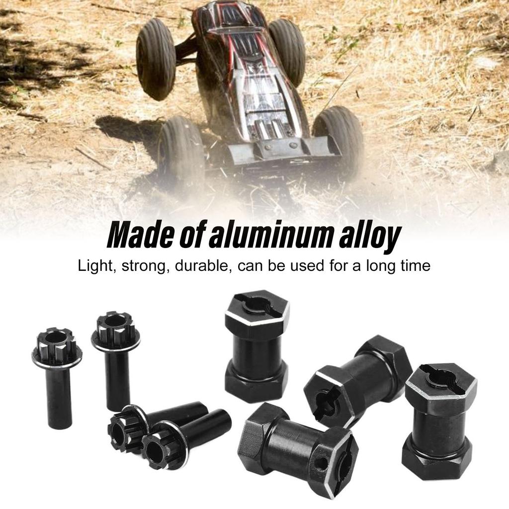 4PCS 12mm RC Wheel Hex Hub with 20mm Offset Extension Crawlers Wheel Hex Drive Adapter for 1Celsius10 RC Crawler Repairing and Upgrading