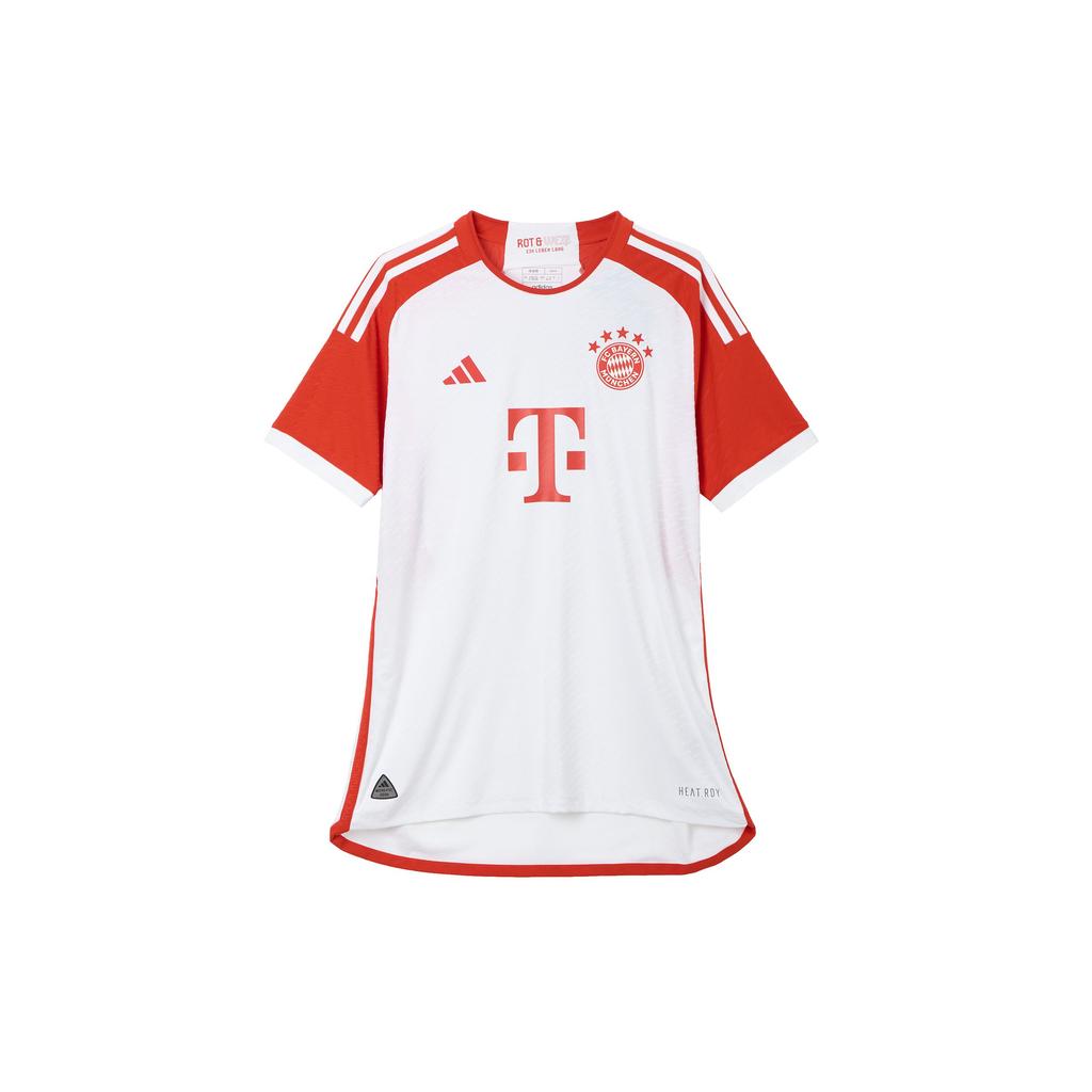 adidas Professional Sports Short Sleeve Football Jersey 23-24 Season Home Kit Men Tops White HR3729