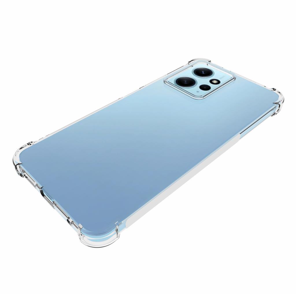 Antypoślizgowe etui na telefon dla Xiaomi Redmi Note 12 4G, wstrząsoodporne, z poduszkami powietrznymi w czterech rogach, miękkie etui TPU na telefon