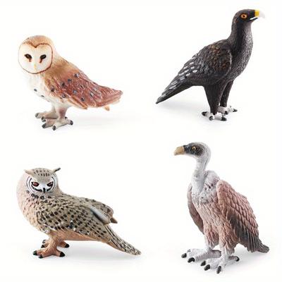 Simulation Bird Animal Model Monkey Face Eagle Vulture Owl Static Ornaments Home Decoration Room Decoration
