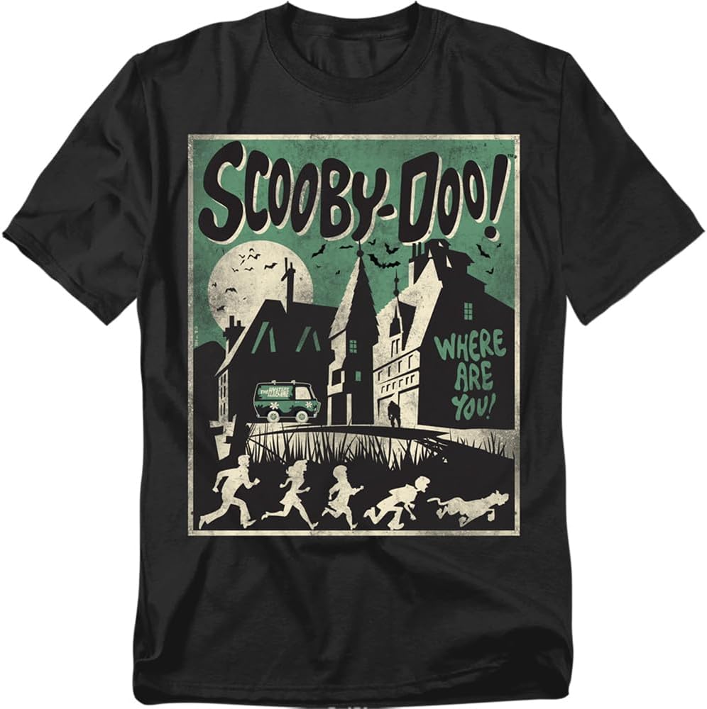 Popfunk Scooby-Doo Poster Unisex Adult T Shirt S