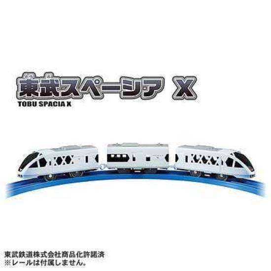 TAKARA TOMY Plarail Tobu Spacia X Train Toy 3 and S-36 (Ages Up)