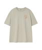 WACKY WILLY Kiki Graffiti Short Sleeve T-Shirt Light Gray