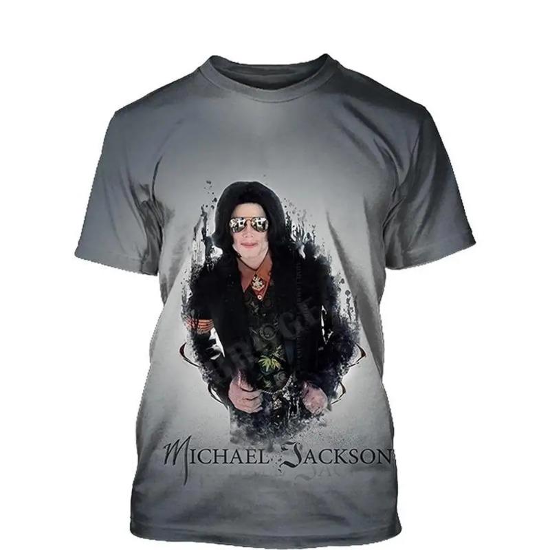 

Newest Women Men Fashion Michael Jackson 3D Print T Shirt Fans 6XL