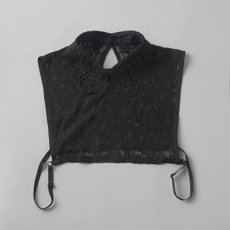 

Поддельный воротник кружево универсальный поддельный воротник декоративный воротник, поддельный воротник поддельный воротник рубашки поддельный воротник-ципао китайский узел чёрный