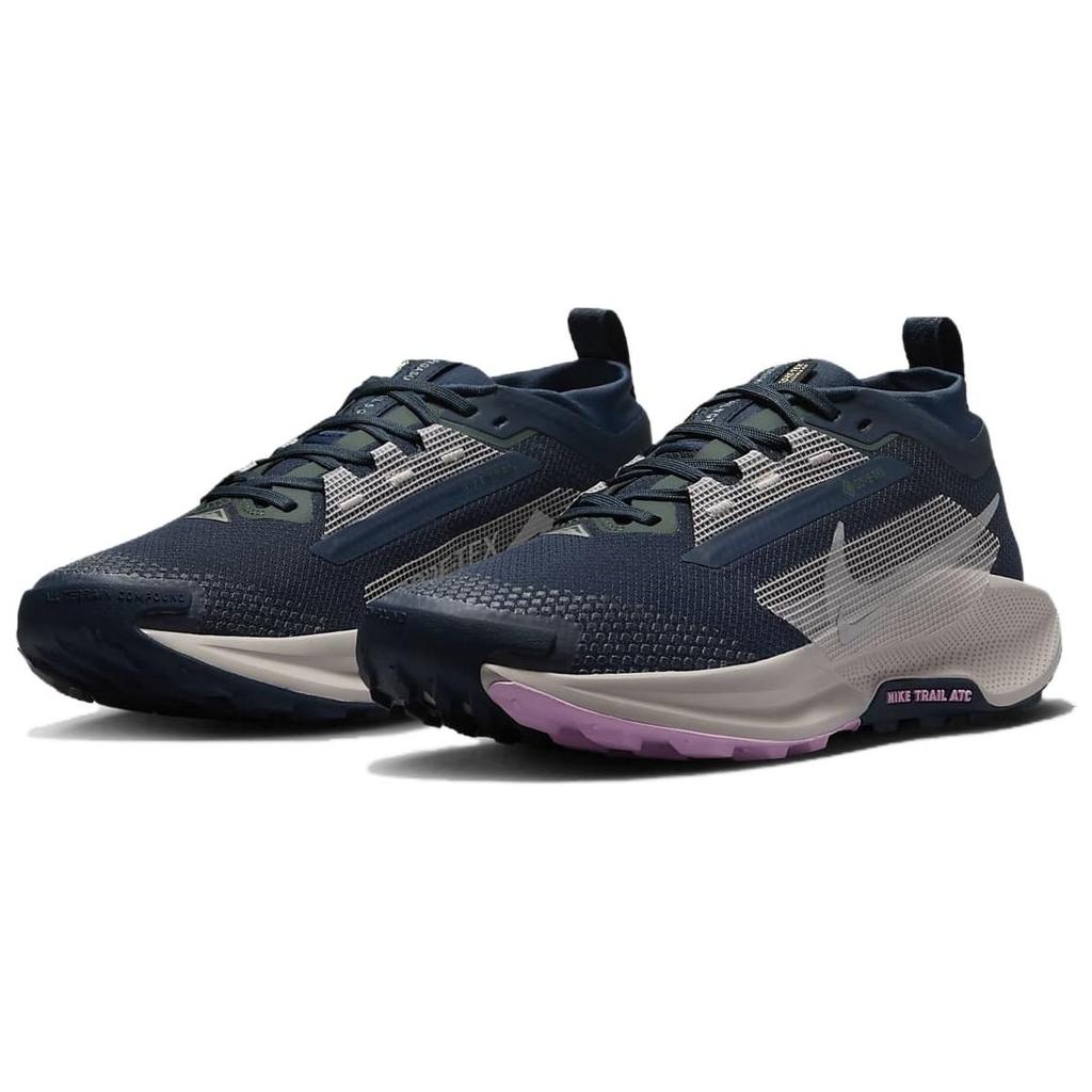 Nike React Pegasus Trail 5 Gore Tex Armory Navy Vintage Green Platinum Violet Dámské FQ0912-400