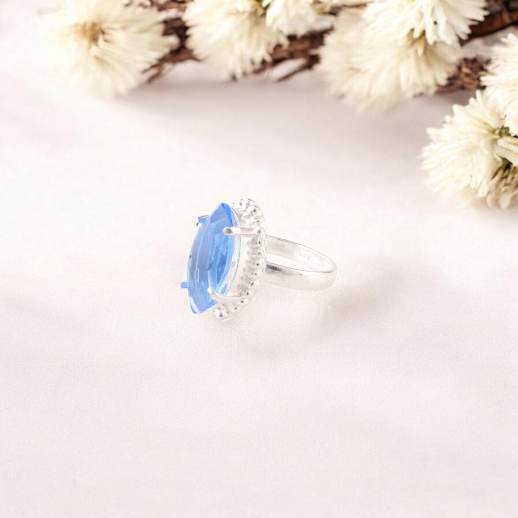 Tanzanite Gemstone 925 Sterling Silver Jewelry Handmade Ring Gift For Birthday RR-64-11