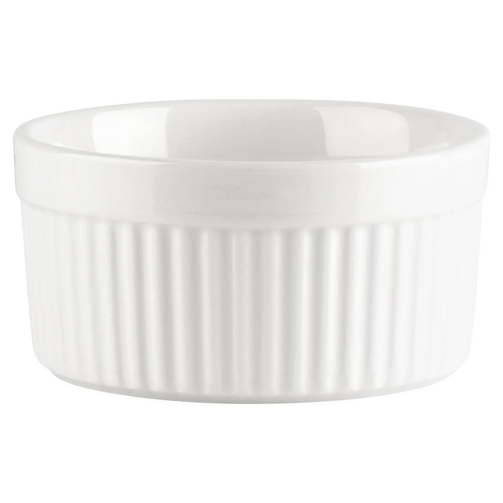 White Porcelain Baking Bowls 260 Ml 8 Pcs.