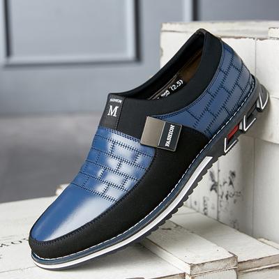 The Flash Store Fashion Mens Loafers Slip Ons Summer Breathable Mesh Flat Walking Shoes Casual Driving Shoes