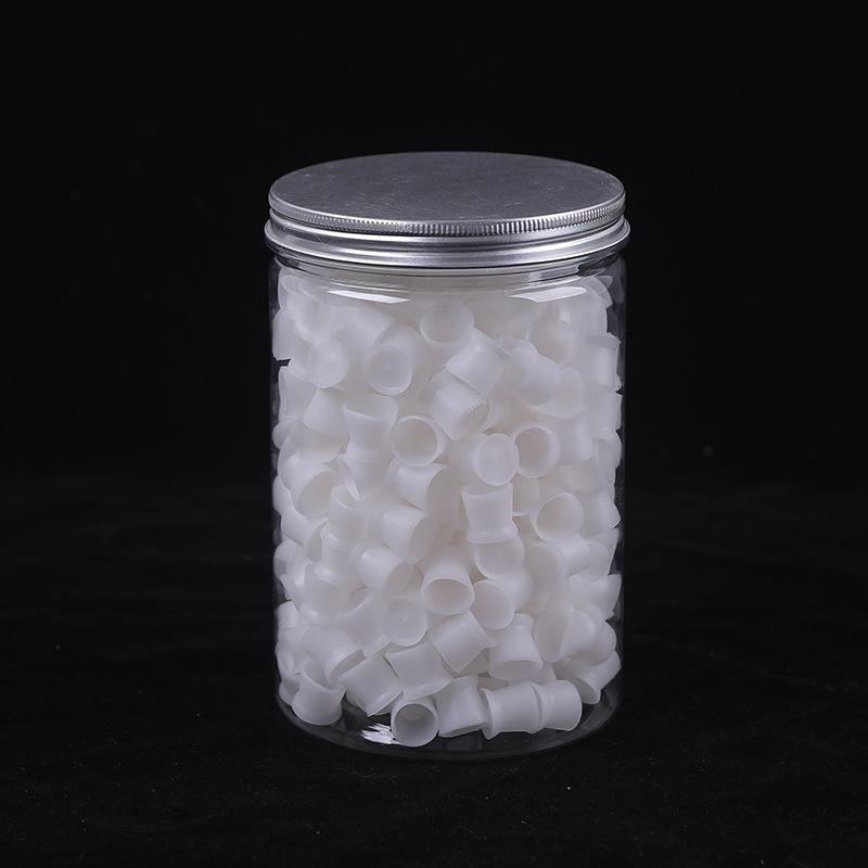 300pcs Tattoo Ink Cup Disposable Silicone Tattoo Pigment Cup Eyebrow Eyeliner Lip Color Tattoo Pigment белый