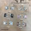 Right Angle Cube Sugar Nail Art: Translucent Diamond Jewelry In White, Black, Champagne, Pink - Super Flash Wearable Nail Diamonds.