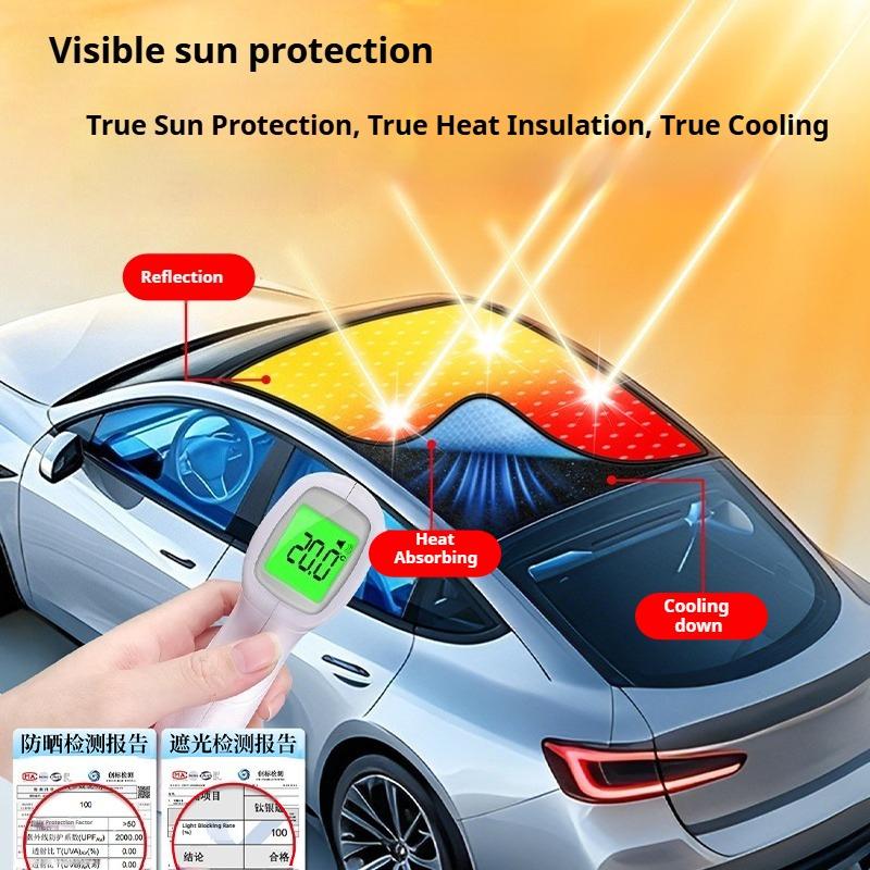For Li Lixiang L6 L7 L8 L9 Car Sunroof Sun Shade Heat Insulation Sun Visor Roof Sun Protection Sunscreen Interior Accessories