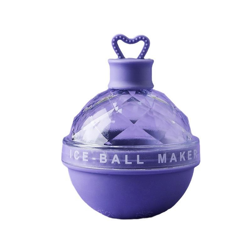 Ice Hockey Molds, Heart-shaped Round BallsLarge Ice Cubes Ice Cube Trays and Silicone Ice Cube Freezing Tools