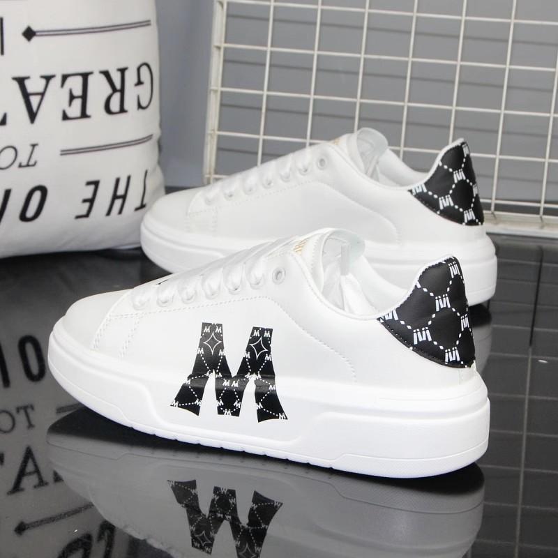 

Мужские туфли Forrest Gump, новые, с круглым носком, спортивная и повседневная обувь, студенческие, британские, простые, белые туфли, большой размер 39 белый