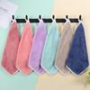 Plain Coral Fleece Square Towel for Infants & Children - Soft, Universal Bib and Handkerchief