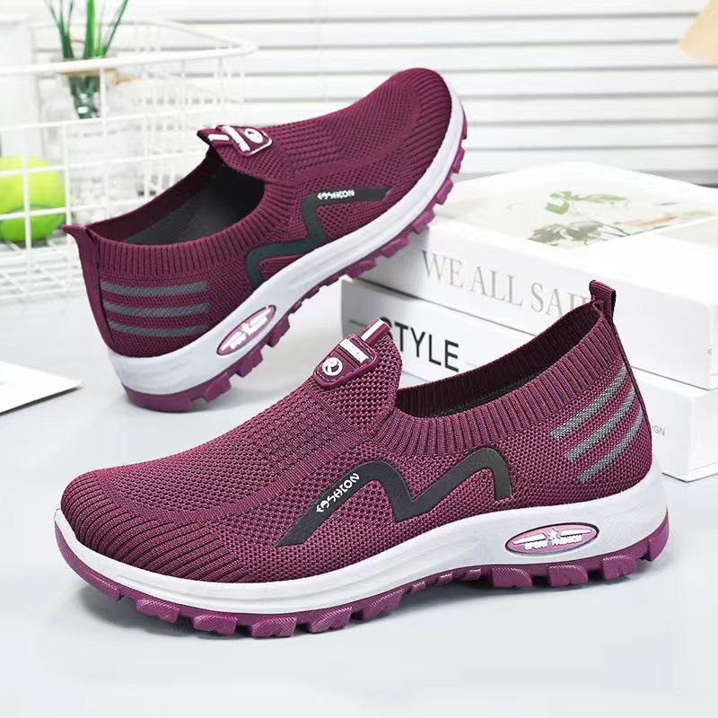Women's Spring New Fashionable Multi functional Breathable Slip on Women's Shoe Soft soled Shoes Casual Vulcanized Shoe