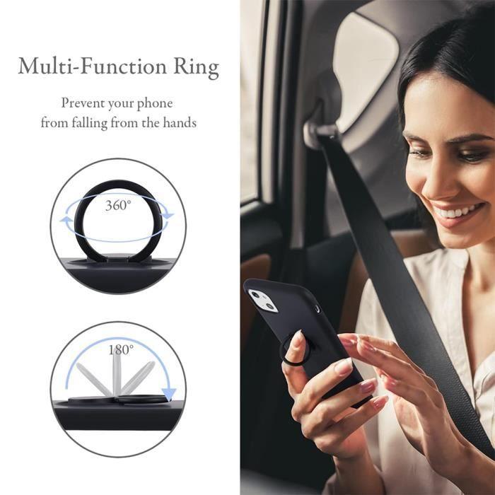 Case - BOOLING - for iPhone 15 Plus - 360° Rotating Finger Ring - Shockproof - Flexible