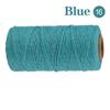 2mm 100M Macrame Cord Corda di cotone Spago Filo Stringa Artigianato Cucito fai da te Fatti a mano Arazzi Boemia Festa di nozze Decorazioni per la casa