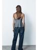Autumn Women's European Style Versatile Short Skirt and Bandeau Top Set