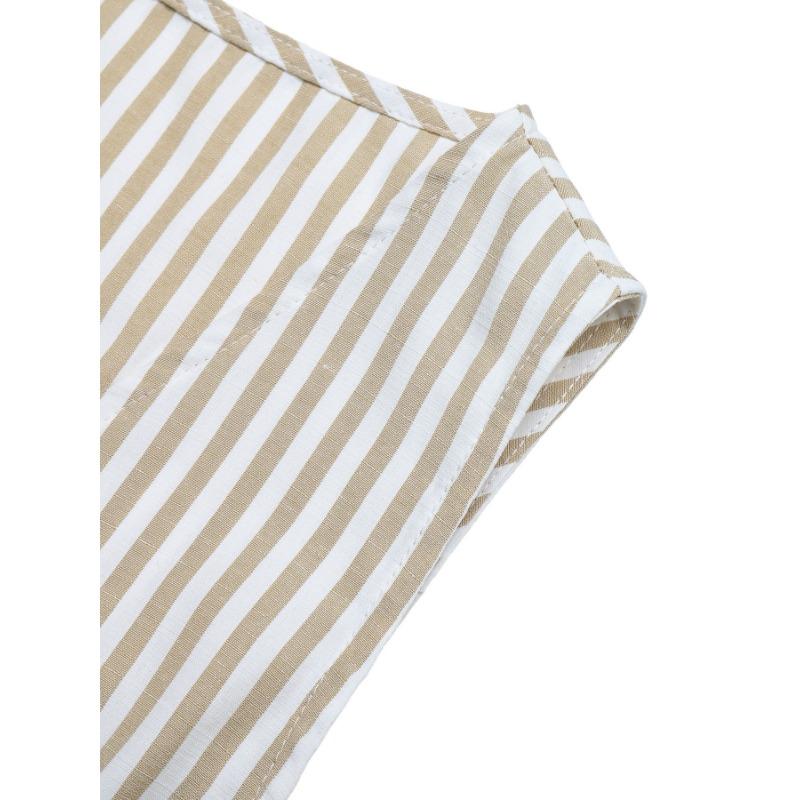 Women Summer Striped Hollow Out Vest And Long Pants Two Piece Casual Set