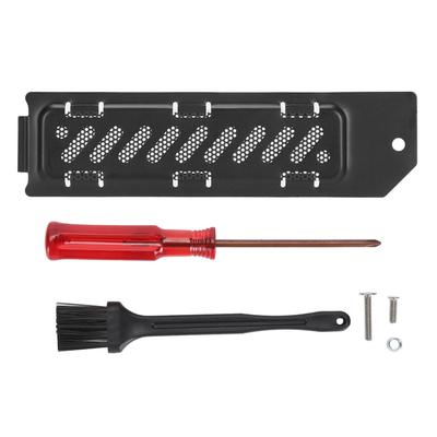 SSD Cover Replacement for PS5 Slim M.2 SSD Extension Slot Ventilation Holes Aluminum Alloy Metal