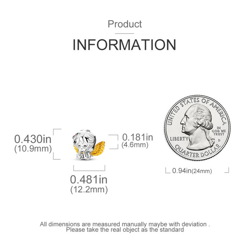 Cute Angel Baby Pendants Copper Original Beads Fit Original Charms Bracelet Beads Jewelry Fine Gifts For Women