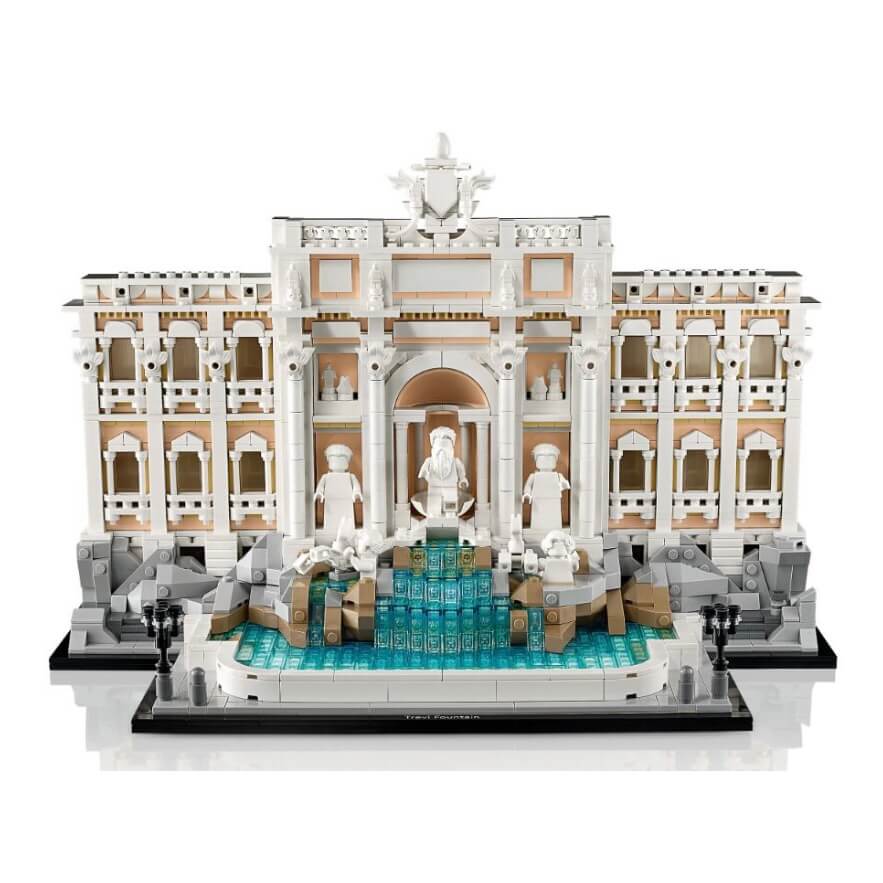 Creative New 21062 World Famous Trevi Fountain Building Model World Architecture Assembly Home Decoration Christmas Gifts