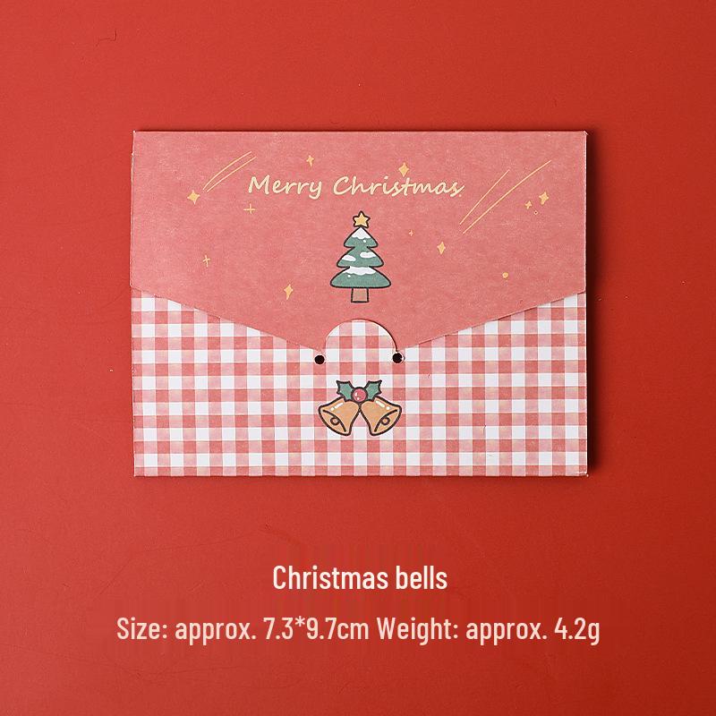 Cartoon Christmas & Holiday Greeting Cards with Envelopes - DIY Folding for Birthday & New Year Wishes