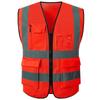 Chaleco de Seguridad Reflectante OLOMM con Múltiples Bolsillos