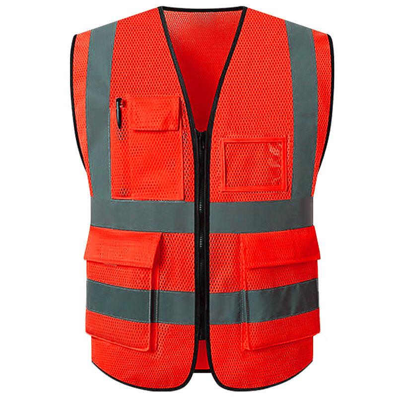 

OLOMM Multi-Pocket Reflective Safety Vest