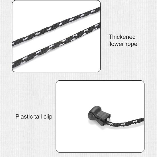 Multi-purpose Adjustable Webbing Outdoor Lamp Hanging Rope Portable Backpack Waist Tent Camping Lantern Hanging Cord with Buckle