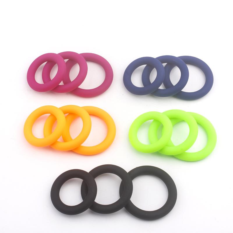 3Pcs Penis Ring Set Silicone Cock Rings Ejaculation Delay Cockring Sex Toys For Men Adult Product Dick Lock Erection Sexy Shop