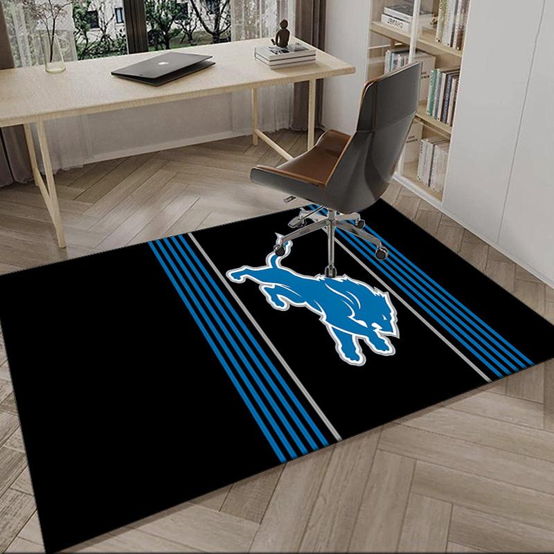Detroit Team Spirit Carpet, Kitchen Rugs, Yoga Mat, Non-Slip Mats, Rug for Bathroom, Living Room bedroom, Camping Rugs Christmas Gift
