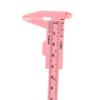 10pcs 80mm Eyebrow Measuring Ruler Pink Eyebrow Tattoo Double Scale Vernier Caliper Sliding Gauge Ruler