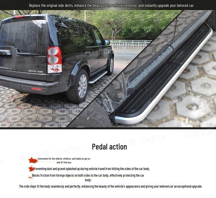 Side Steps & Foot Pedals for Land Rover Discovery 4 & Freelander 2