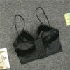 Women's Tube Top Silk Comfortable Crop Top Sexy Camisole Wireless Summer V-Neck Sleeveless Underwear