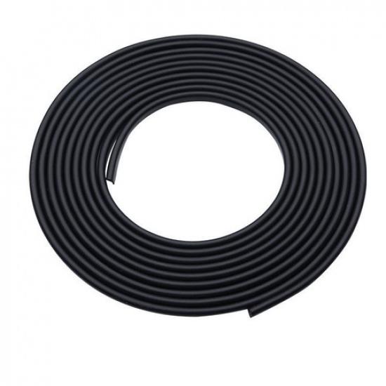 5M / 16FT Černý ochranný proužek na hranu dveří auta Ochrana proti poškrábání Lišta Dekorativní kryt