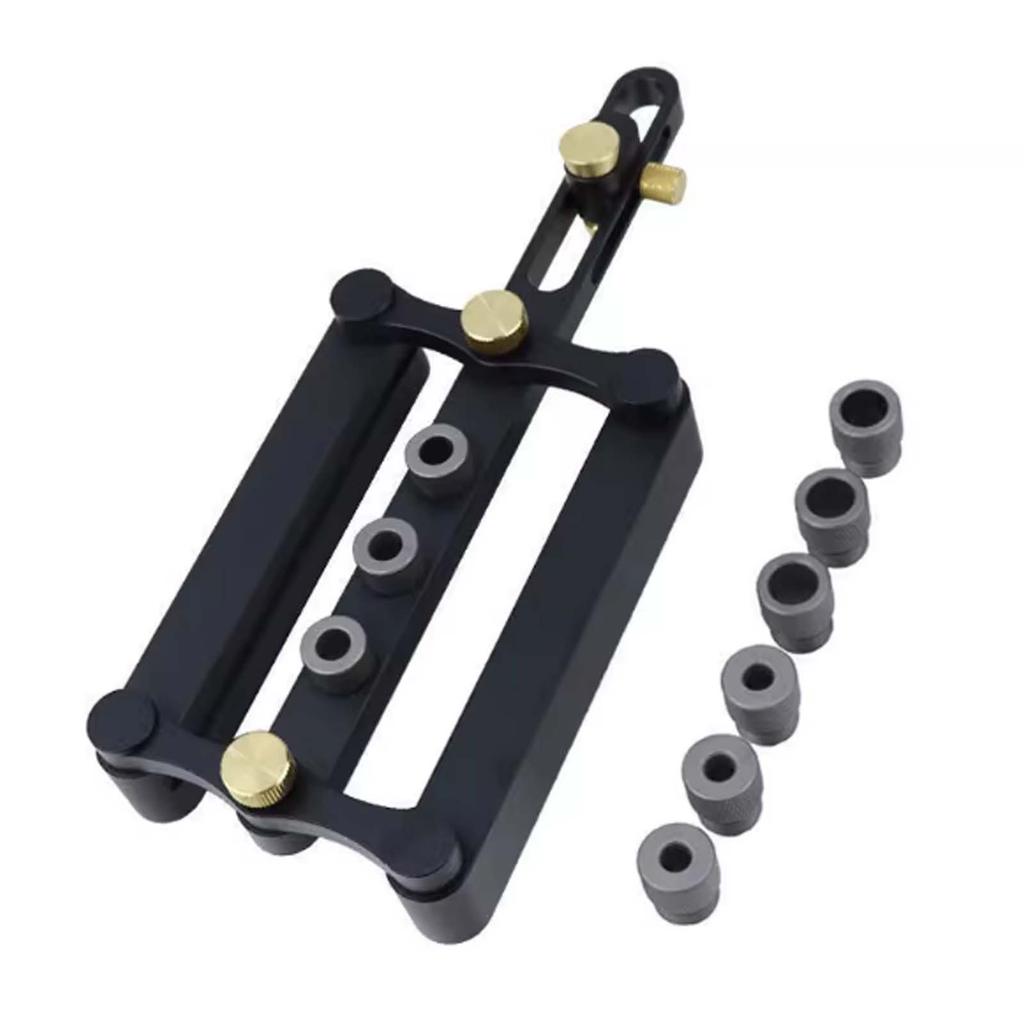 3-in-1 Vertical Woodworking Hole Opener, Wood Dowel Wood Puzzle Board Side Drilling Locator
