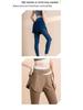 Nodin High-Waisted Colorblock Yoga Pants - Quick-Drying, Anti-Exposure, Elastic Tummy Control Fitness Leggings