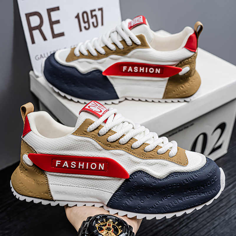 Fashion Without Heel Winter Sporty Pie Skateboarding Men's Sports Shoes Red Man Sneakers Trnis 4yrs To 12yrs High-end