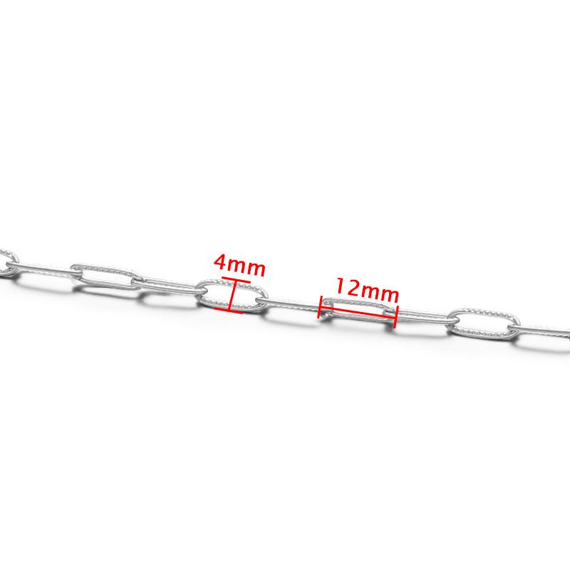 Stainless Steel Oval Link Chain for DIY Jewelry Making: Necklaces & Bracelets