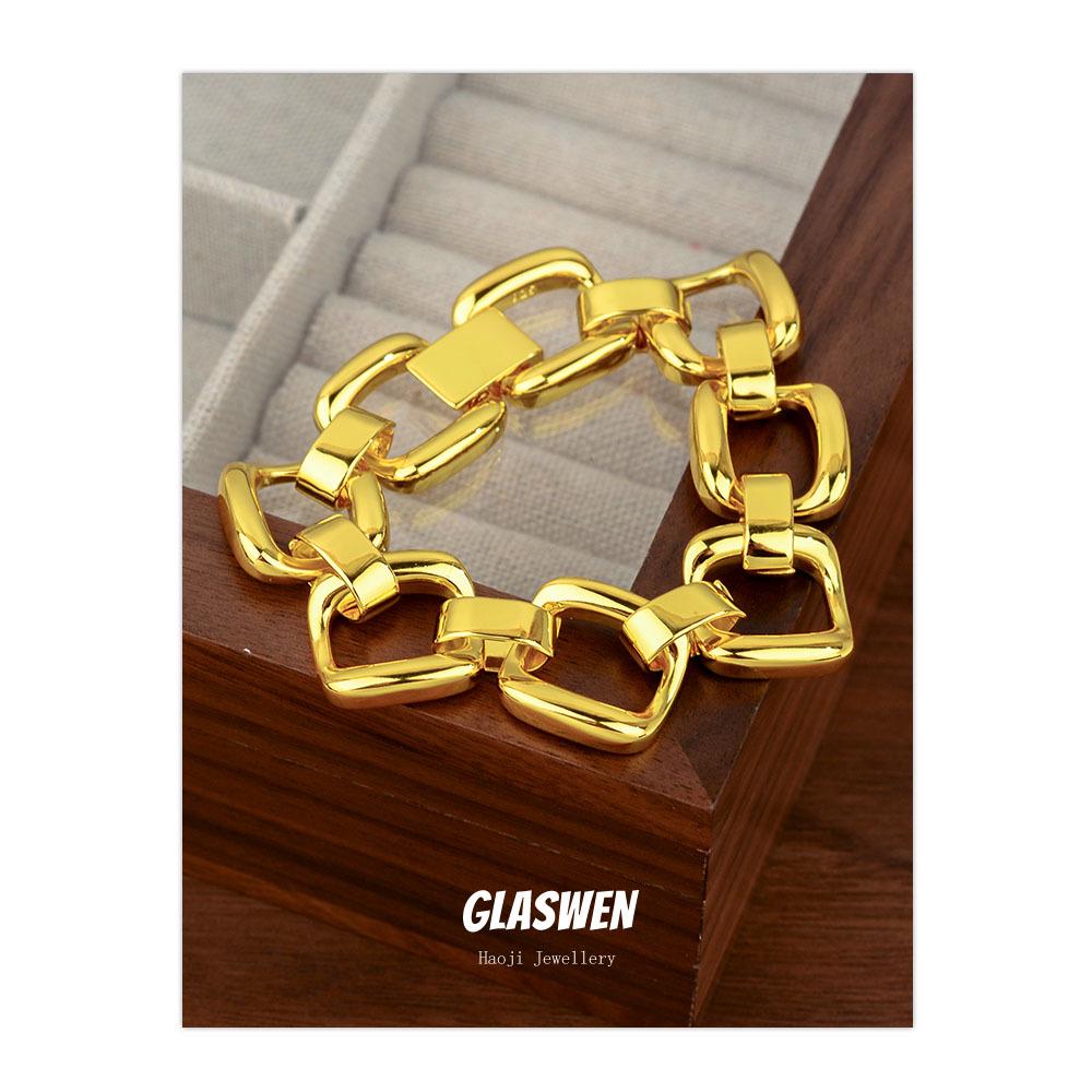 Trendy Retro French Heavy Industry Women's Bracelet - Niche Versatile Style