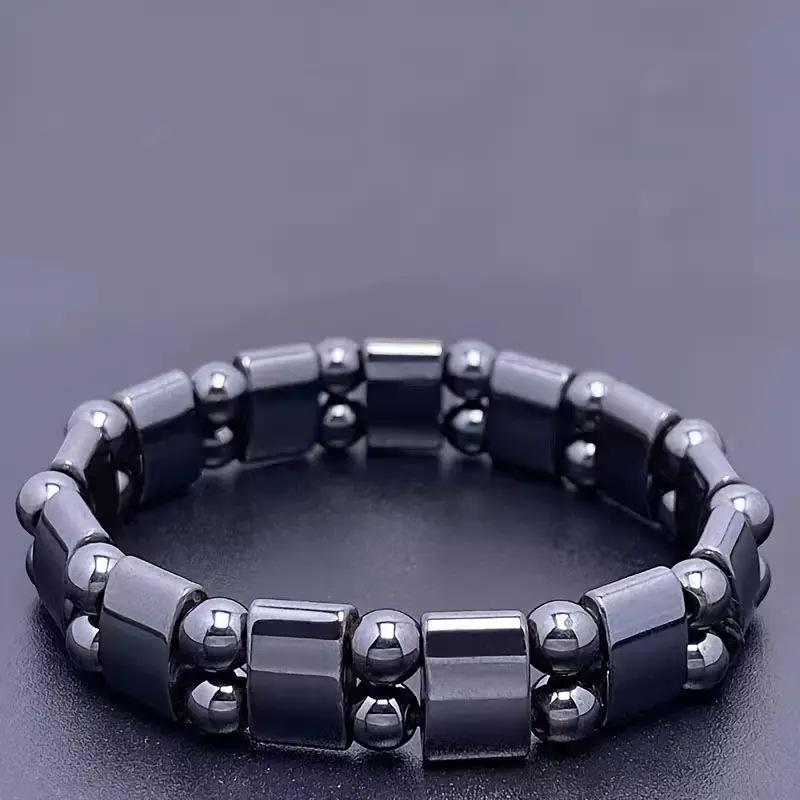 Tiger Eye Stone Magnetic Hematite Beaded Bracelets for Men Women Spiritual Abundance Money Wealth Attract Bracelet Lucky Jewelry