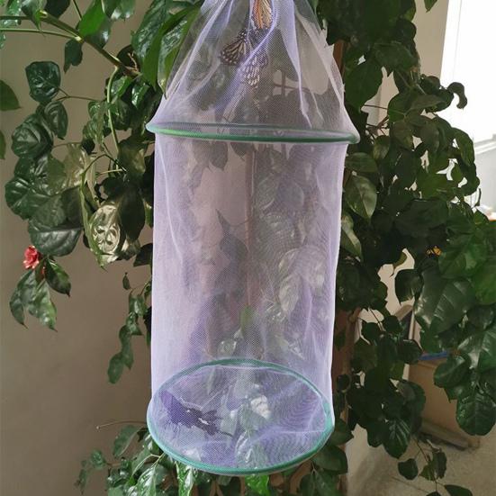 Butterfly Experiment Cage Handheld Easy Storage Folding Breathable Transparent Feeding Portable Observation
