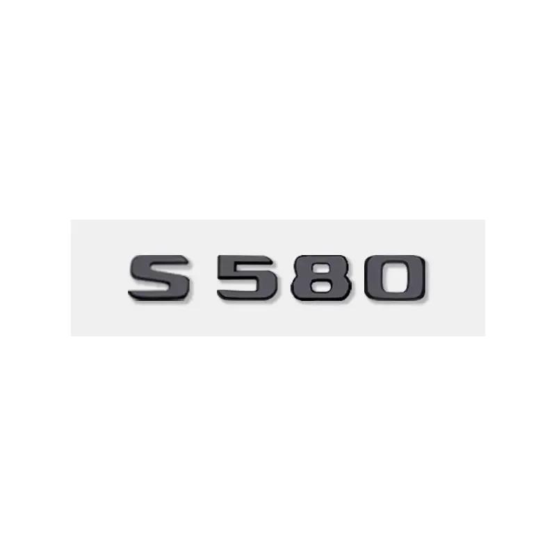 S63 65 160 S220 250 S480 S550 S600 letter logo car stickers for mercedes benz S class refit rear boot displacement trunk label TB7