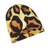 Leopard Print Aesthetic Knit Hat with Subtle Fashion Details Ideal for Adults Looking To Add Texture and Character To Cold-season Daily Wear