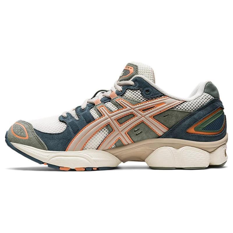 

ASICS Gel Nimbus 9 Cream Green Orange Sneakers 1201A584-100 40.5